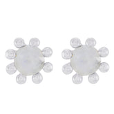 Rainbow-Moonstone-Italian-Isabella-Solitaire-Stud-White-925-Sterling-Silver-Earring