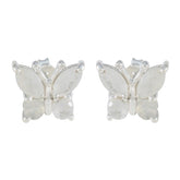 Rainbow-Moonstone-Middle-Eastern-Inès-quarter-Stud-White-Silver-Earring