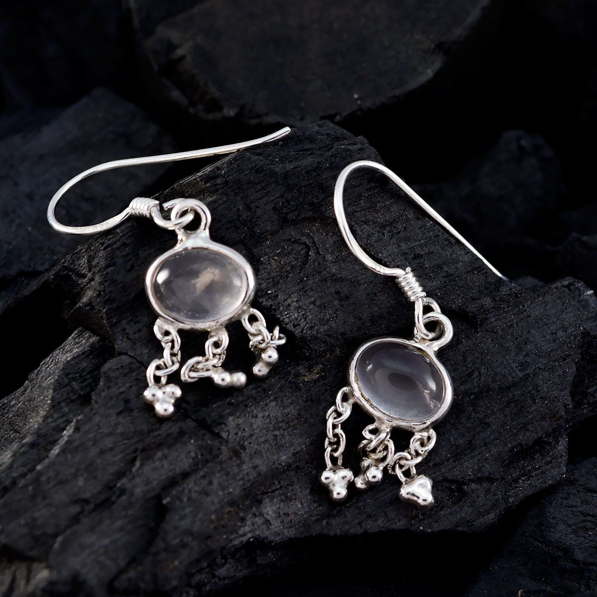 Rose-Quartz-Spanish-Autumn-multiple-Dangle-Pink-Silver-Earring