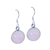 Rose-Quartz-Latin-American-Ines-multiple-Dangle-Pink-Silver-Earring