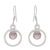 Rose-Quartz-French-Inès-multiple-Dangle-Pink-925-Sterling-Silver-Earring