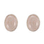 Rose-Quartz-French-Carolina-Solitaire-Stud-Pink-925-Silver-Earring