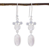 Rose-Quartz-Egyptian-Hye-jin-Toi-et-Moi-Dangle-Pink-Silver-Earring
