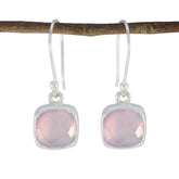 Rose-Quartz-African-Lucy-multiple-Dangle-Pink-925-Sterling-Silver-Earring