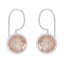 Rose-Quartz-Australian-Camilla-Solitaire-Dangle-Pink-925-Sterling-Silver-Earring