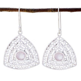 Rose-Quartz-Japanese-Mila-Solitaire-Dangle-Pink-Sterling-Silver-Earring