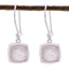 Rose-Quartz-Turkish-Natalie-Solitaire-Dangle-Pink-925-Sterling-Silver-Earring