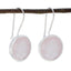 Rose-Quartz-Latin-American-Penelope-Solitaire-Dangle-Pink-Silver-Earring
