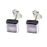 Rose-Quartz-German-Sarah-Solitaire-Stud-Pink-925-Sterling-Silver-Earring