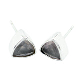 Rose-Quartz-African-Savannah-Solitaire-Stud-Pink-925-Silver-Earring