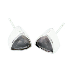 Rose-Quartz-African-Savannah-Solitaire-Stud-Pink-925-Silver-Earring