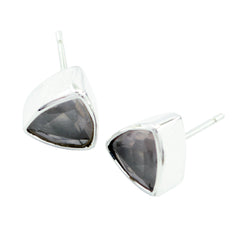 Rose-Quartz-African-Savannah-Solitaire-Stud-Pink-925-Silver-Earring