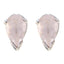 Rose-Quartz-Russian-Scarlett-Solitaire-Stud-Pink-925-Sterling-Silver-Earring