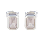 Rose-Quartz-Middle-Eastern-Micaela-Solitaire-Stud-Pink-92.5-Silver-Earring