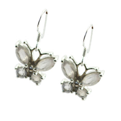 Rose-Quartz-Japanese-Teresa-multiple-Dangle-Pink-Silver-Earring