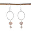 Rose-Quartz-Middle-Eastern-Clara-Toi-et-Moi-Dangle-Pink-Silver-Earring