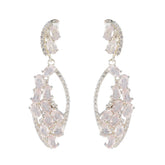 Rose-Quartz-American-Aiko-multiple-Stud-Pink-925-Silver-Earring