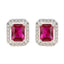 Ruby-CZ-Middle-Eastern-Micaela-multiple-Stud-Red-Silver-Earring
