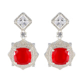 Ruby-CZ-Indian-Dewi-multiple-Stud-Red-Sterling-Silver-Earring