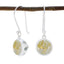 Rutile-Quartz-German-Eleanor-multiple-Dangle-Yellow-Sterling-Silver-Earring