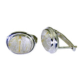 Rutile-Quartz-African-Ana-Solitaire-Stud-Yellow-925-Silver-Earring