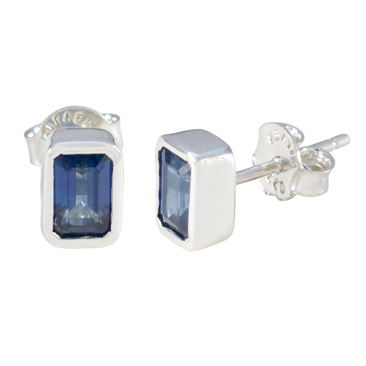 Blue-Sapphire-Australian-Natalia-Solitaire-Stud-Blue-Silver-Earring