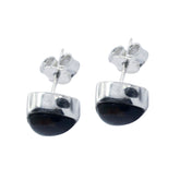 Smoky-Quartz-Moroccan-Eun-ji-Solitaire-Stud-Brown-92.5-Silver-Earring