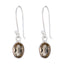 Rauchquarz-Italienisch-Anna-mehrere-Ohrhänger-Braun-Sterling-Silber-Ohrring