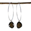 Smoky-Quartz-Korean-Soo-jin-multiple-Dangle-Brown-Silver-Earring