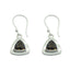 Smoky-Quartz-Turkish-Xiu-Solitaire-Dangle-Brown-925-Silver-Earring