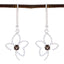 Smoky-Quartz-Latin-American-Katarina-Solitaire-Dangle-Brown-92.5-Silver-Earring