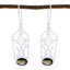 Smoky-Quartz-Australian-Sophia-Solitaire-Dangle-Brown-925-Silver-Earring