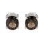 Smoky-Quartz-Japanese-Camila-Solitaire-Stud-Brown-Sterling-Silver-Earring