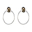 Smoky-Quartz-American-Sophia-Solitaire-Stud-Brown-Sterling-Silver-Earring