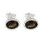 Smoky-Quartz-Russian-Nari-Solitaire-Stud-Brown-Sterling-Silver-Earring