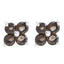 Smoky-Quartz-American-Mariana-multiple-Stud-Brown-925-Sterling-Silver-Earring
