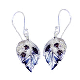 Smoky-Quartz-African-Natalia-multiple-Dangle-Brown-Silver-Earring