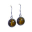 Tiger-Eye-Italian-Rosa-multiple-Dangle-Brown-Sterling-Silver-Earring