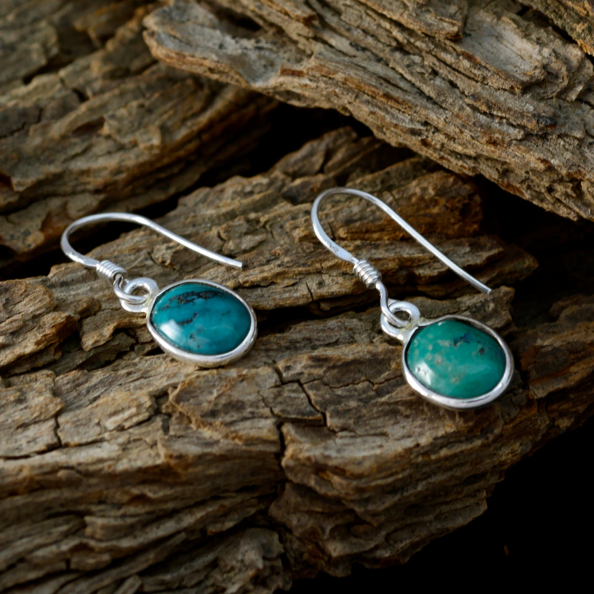 Turquoise-Korean-Amelia-multiple-Dangle-Blue-925-Silver-Earring