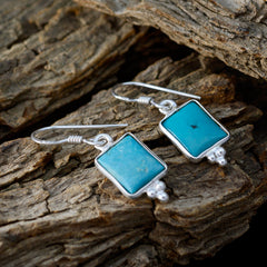 Turquoise-Japanese-Anna-multiple-Dangle-Blue-92.5-Silver-Earring