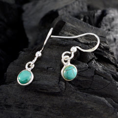 Turquoise-French-Bella-multiple-Dangle-Blue-925-Silver-Earring