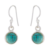 Turquoise-French-Bella-multiple-Dangle-Blue-925-Silver-Earring