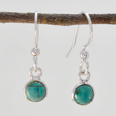 Turquoise-French-Bella-multiple-Dangle-Blue-925-Silver-Earring