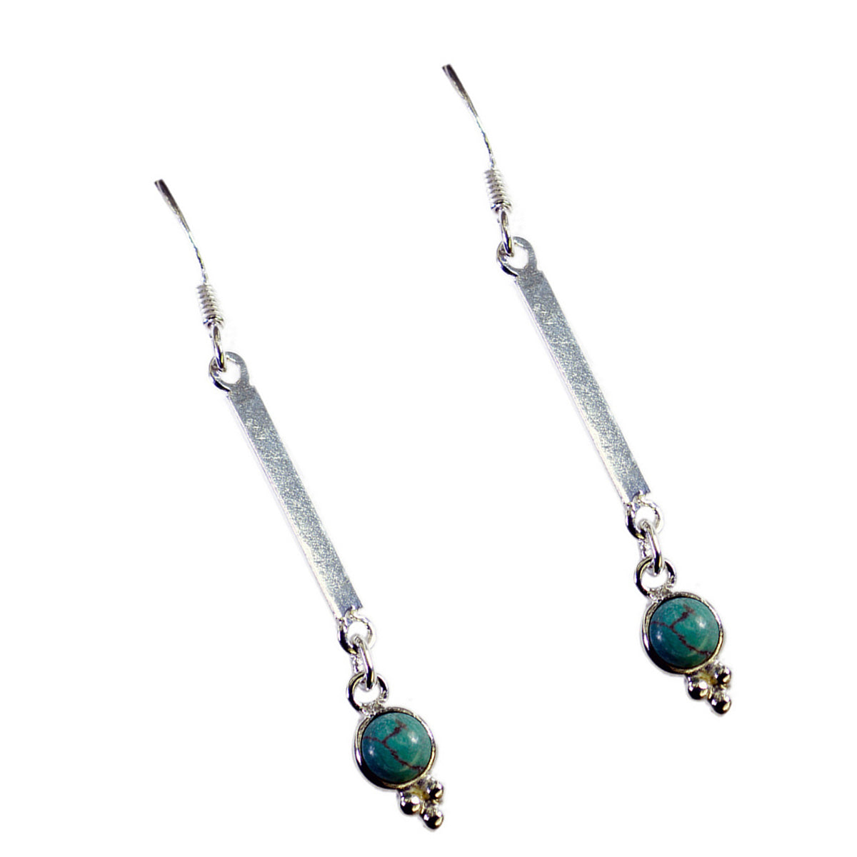 Turquoise-Australian-Sarah-multiple-Dangle-Blue-925-Silver-Earring
