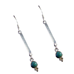 Turquoise-Australian-Sarah-multiple-Dangle-Blue-925-Silver-Earring