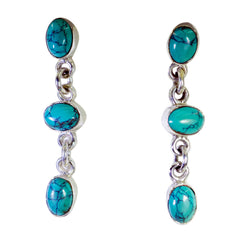 Turquoise-Spanish-Bella-multiple-Dangle-Blue-92.5-Silver-Earring