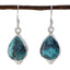 Turquoise-German-Camilla-multiple-Dangle-Blue-92.5-Silver-Earring