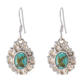 Turquoise-American-Eleanor-multiple-Dangle-Blue-Sterling-Silver-Earring
