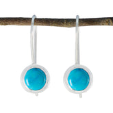 Turquoise-Mexican-Addison-Solitaire-Dangle-multicolor-925-Sterling-Silver-Earring