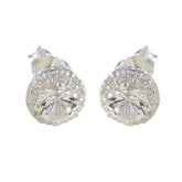 Cubic-Zirconia-American-Lourdes-multiple-Stud-White-92.5-Silver-Earring